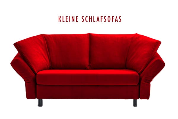 Kleines rotes Sofa